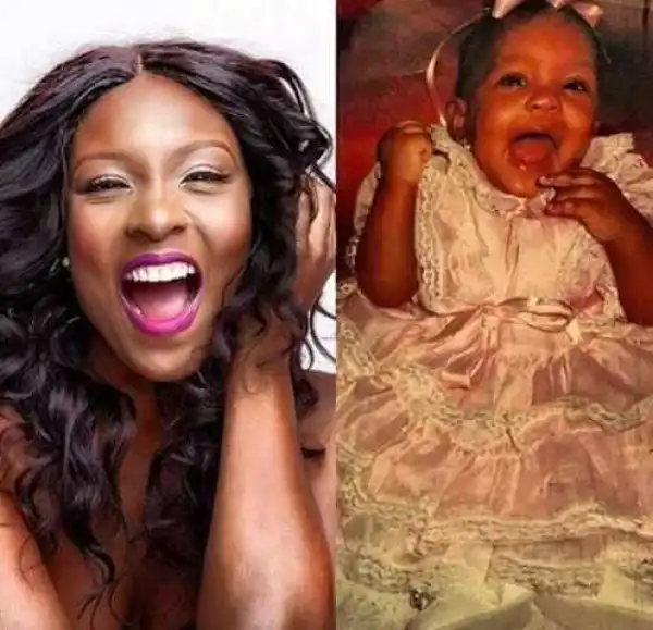 Osas Ajibade shares childhood photo
